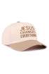 Embroidered Jesus Changes Everything Ash Mocha Two-Tone Cap