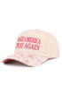 Embroidered Make America Pray Again Floral Two-Tone Cap