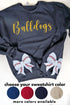 Classic Colors Embroidered Side Bows Baseball Bow NuBlend Sweatshirt *Customize Your Text