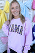 Side Bows Lavender Dreams Arched Mama Unisex NuBlend Crew Sweatshirt