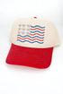 Embroidered Coquette Flag Five Panel Twill Cap