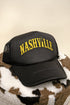 Nashville Puff Vinyl Foam Mesh Back Trucker Cap