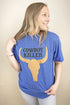 Cowboy Killer Puff Vinyl Unisex Poly-Rich Blend Tee