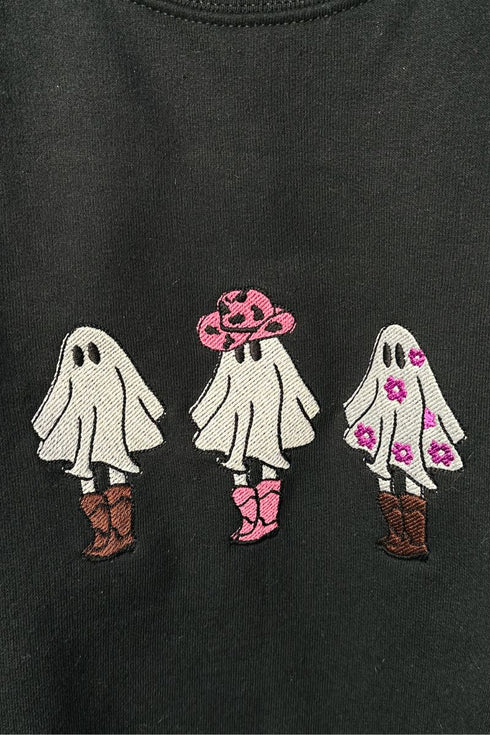 Embroidered Boojee Cowghouls Unisex NuBlend Crew Sweatshirt