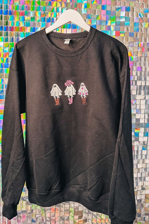 Embroidered Boojee Cowghouls Unisex NuBlend Crew Sweatshirt