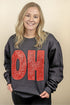 Faux Sequin OH Transfer Unisex NuBlend Crew Sweatshirt