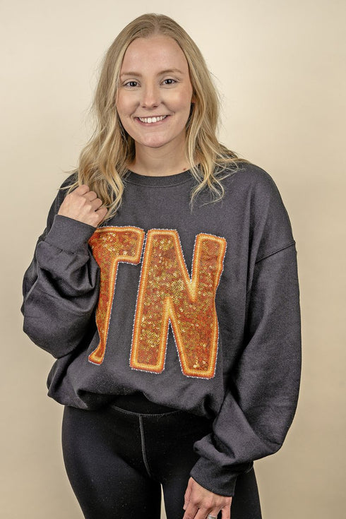 Faux Sequin TN Transfer Unisex NuBlend Crew Sweatshirt