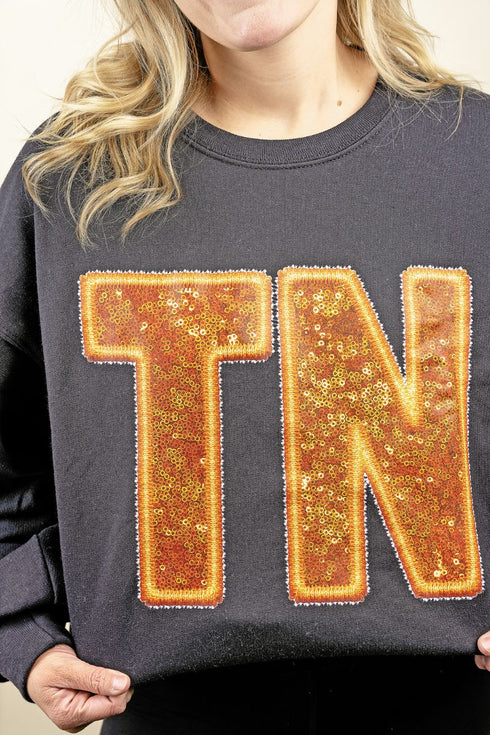 Faux Sequin TN Transfer Unisex NuBlend Crew Sweatshirt