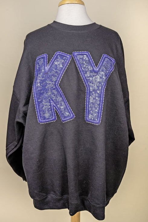 Faux Sequin KY Transfer Unisex NuBlend Crew Sweatshirt