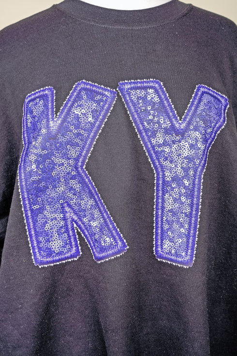 Faux Sequin KY Transfer Unisex NuBlend Crew Sweatshirt