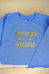 Embroidered Stronger Than The Storm Unisex NuBlend Crew Sweatshirt