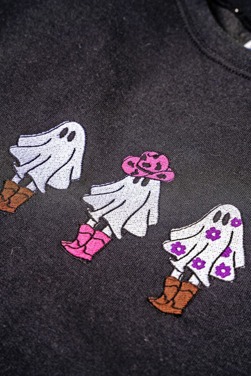 Embroidered Boojee Cowghouls Unisex NuBlend Crew Sweatshirt