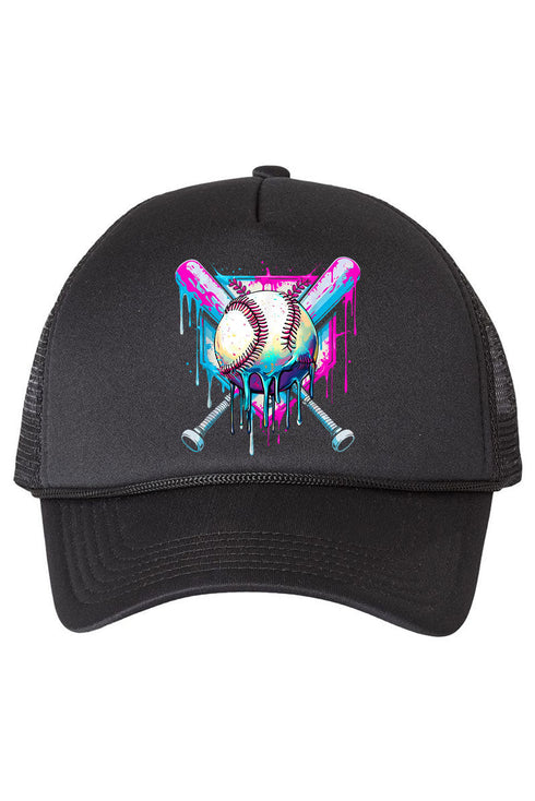 Diamond Drip Foam Mesh Back Trucker Cap