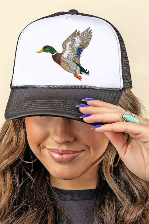Mallard Flights Foam Mesh Back Trucker Cap