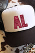 Faux Sequin AL Transfer Foam Mesh Back Trucker Cap