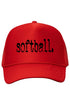 Distressed Softball. Foam Mesh Back Trucker Cap