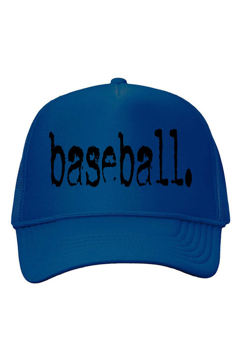 Distressed Baseball. Foam Mesh Back Trucker Cap