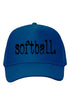 Distressed Softball. Foam Mesh Back Trucker Cap