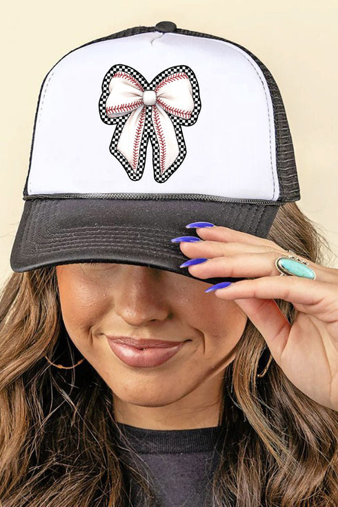 Ribbons & Runs Foam Mesh Back Trucker Cap