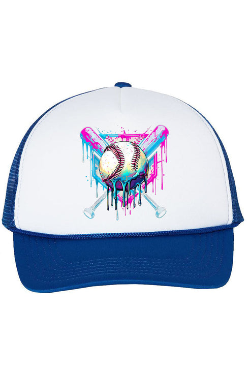 Diamond Drip Foam Mesh Back Trucker Cap