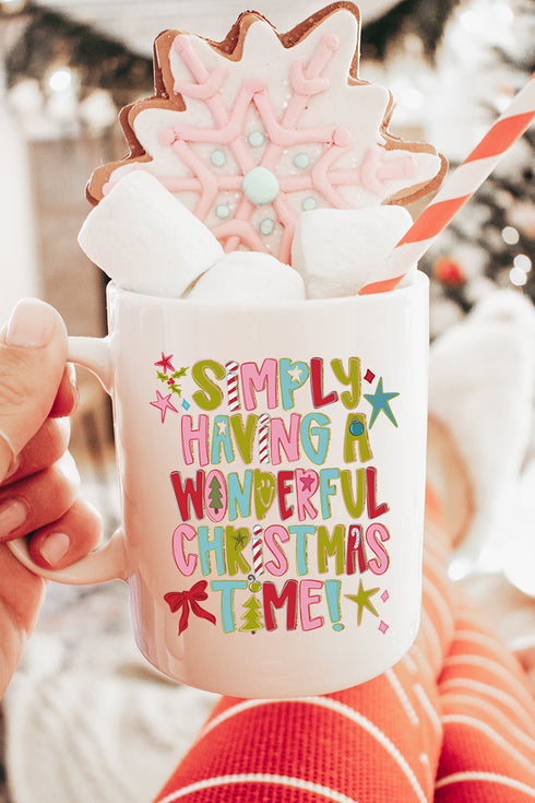 A Wonderful Christmas Time Ceramic Mug