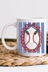 Baseball Stripes Ceramic Mug