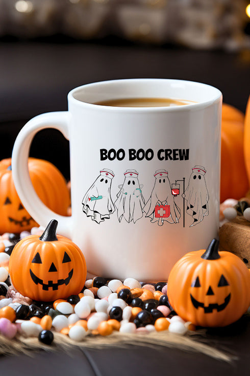 Boo Boo Crew Nurse White Mug