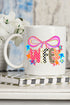 Colorful Preppy Wifey Ceramic Mug