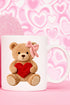 Cozy Heart Cub Faux Yarn Ceramic Mug