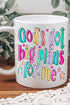 Distressed Big Plans For Me Ceramic Mug