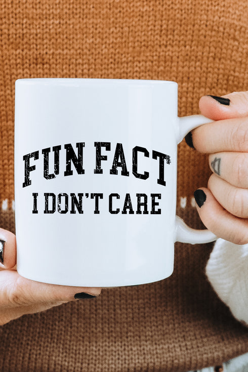 Distressed Fun Fact Ceramic Mug