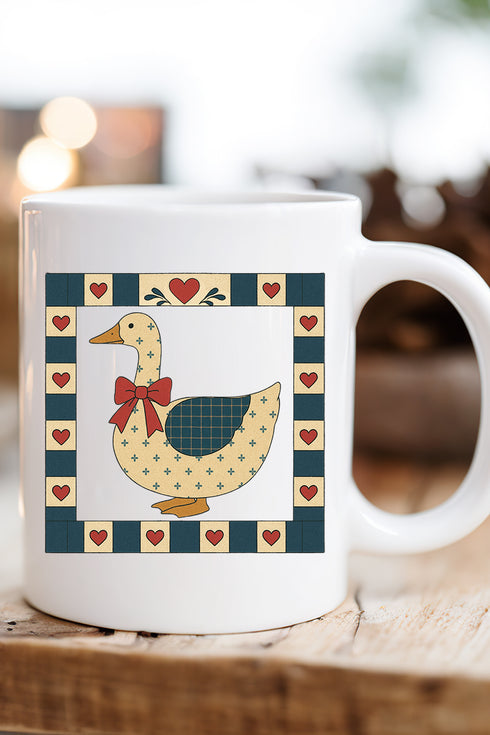 Farmhouse Folk Goose Ceramic Mug
