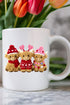 Faux Yarn Highland Hearts Ceramic Mug