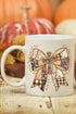God Is Within Her Patchwork Bow Ceramic Mug