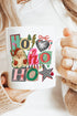 Ho Ho Retro Christmas Ceramic Mug