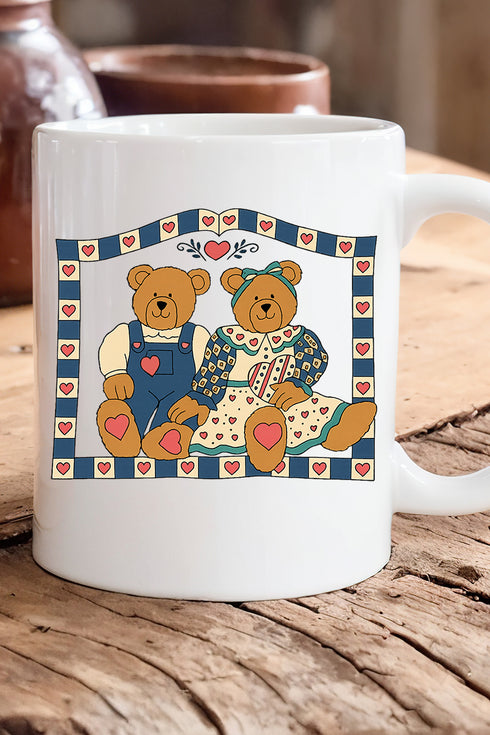 Honey & Hearth Bears Ceramic Mug