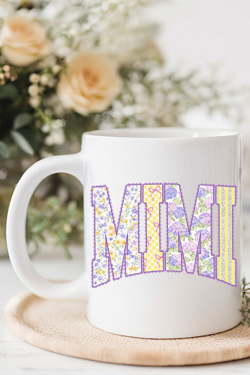 Purple Scalloped Mimi Ceramic Mug