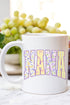 Purple Scalloped Nana Ceramic Mug