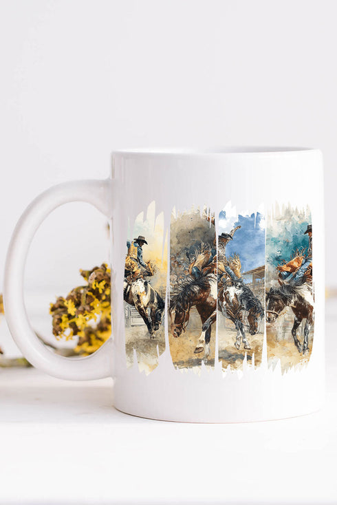 Retro Rodeo Rebel Ceramic Mug
