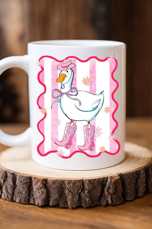 Saddle Up Silly Goose Ceramic Mug