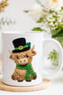 Shamrock & Moo Faux Yarn Ceramic Mug