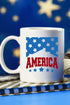 Stars America White Mug