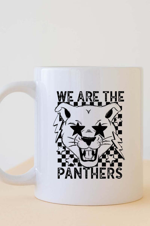 Stars We Are The Panthers White Mug