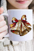 The Painted Christmas Bells Ceramic Mug