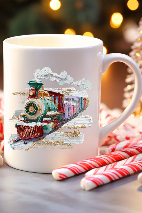 The Painted Train Ceramic Mug