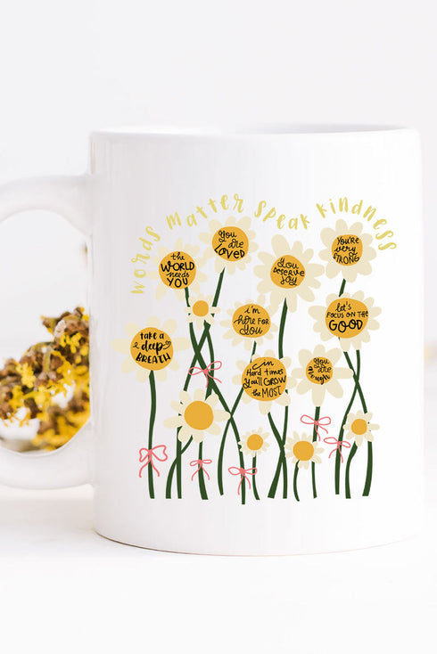 Words Matter Ceramic Mug