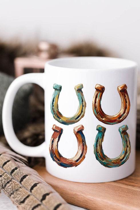 The Painted Horseshoes Ceramic Mug