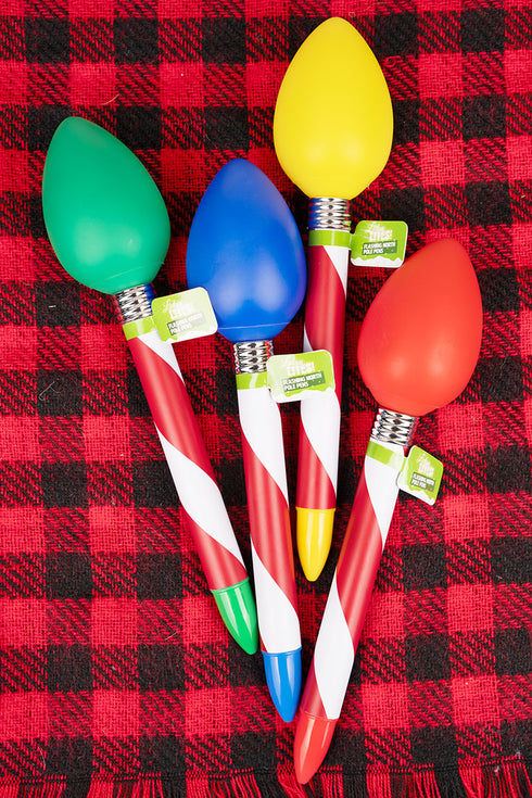 One Lotsa Lites! Flashing North Pole Pen - SHIPS ASSORTED