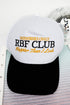 RBF Club Embroidered White & Black Cap