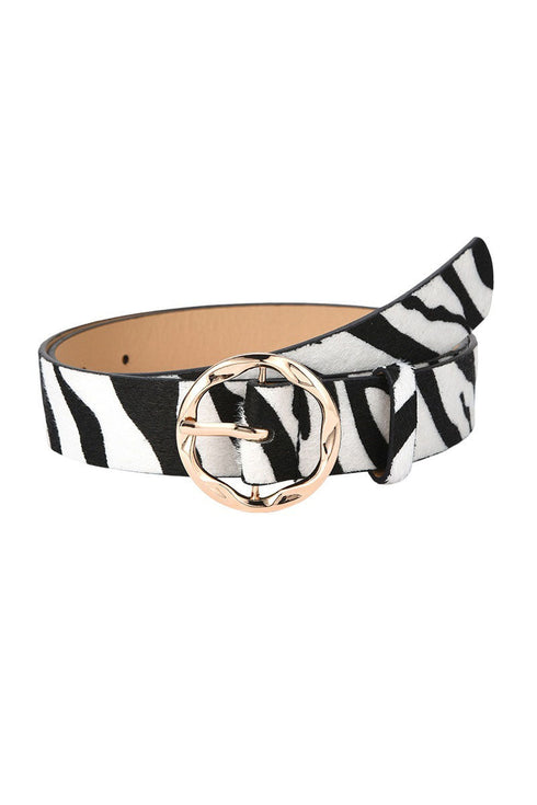 Fierce Edge Zebra Belt